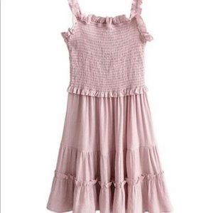 Goodnight Macaroon Hana ruched ruffle mini dress